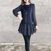 长袖 秋款 连衣裙女春秋爆款 秋装 女装 2020新款 小个子潮流秋季 裙子年