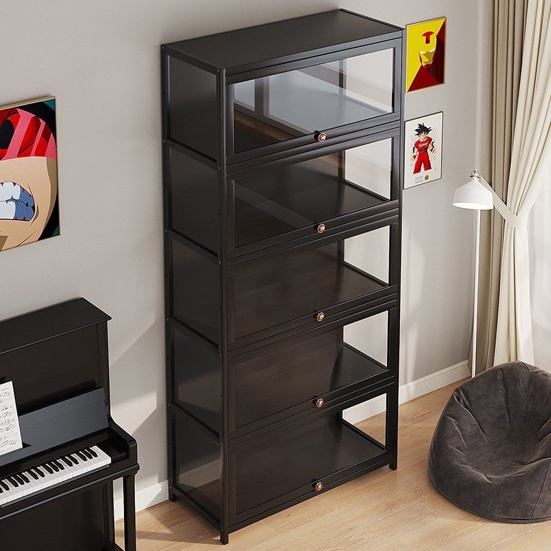 飘窗书架立架落地置物架防尘书柜小窄柜客L厅夹缝窄柜透明展示柜,住宅家具,家用陈列柜,淘宝优惠券,粉丝福利购,淘宝优惠卷