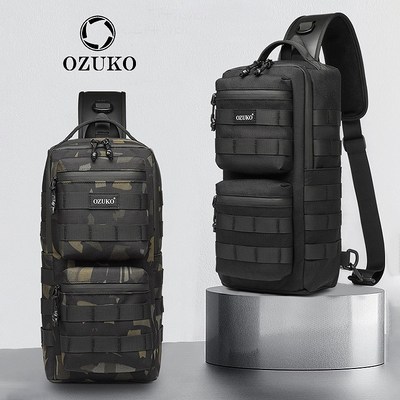 胸包男款多功能快速反应斜挎包男士户外运动战术斜跨肩包新款时尚