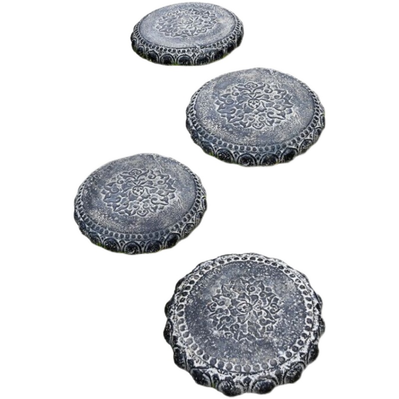 庭院花园草坪艺术踏步石町步石板B铺路石圆地砖步道石板引路脚踩