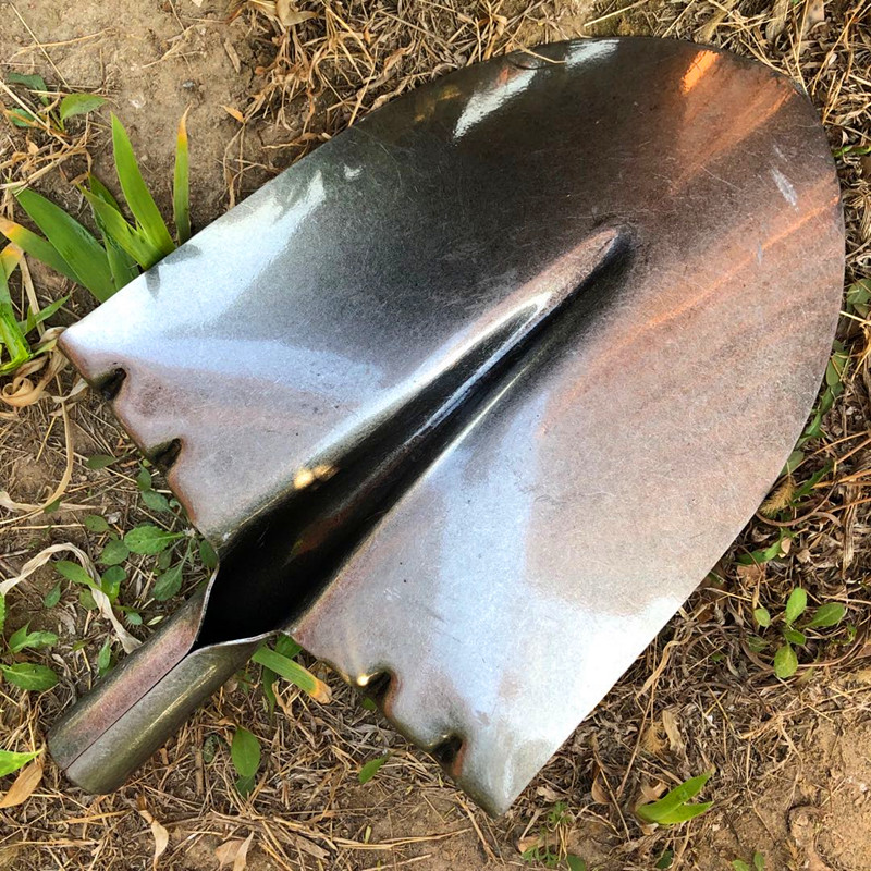 燕南钢锹007加厚锰钢尖头铁锨挖土铁锹铲子家R用农用工地铲头绿化