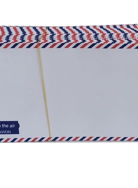 国际航空信封彩色四边框加厚140克纸白色中式5号DL7号C5通用9号C4