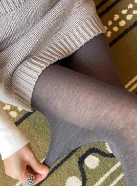 搭配万金油!灰色微透连裤袜真的太妙瞭~自带高级感秋冬bi备!!