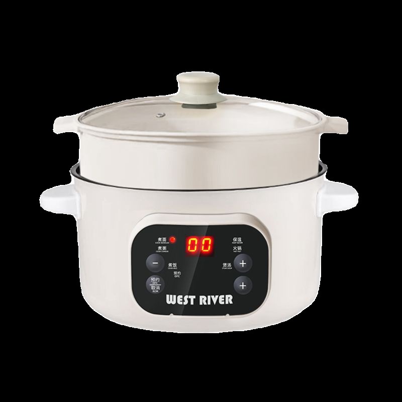 家用智能电炒锅炒菜一体锅大容量多功能电煮锅大功率Y煎炒煮电火