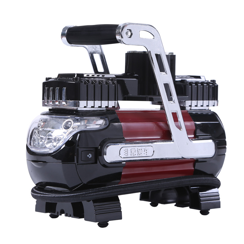 非常爱车 车载充气泵12V便携式汽车电动双缸打气筒高压.轮胎打气