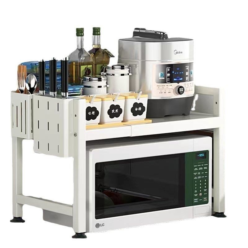 可伸缩厨房微波炉置物架多功能电饭锅煲收纳架子家用台面烤箱支架,厨房/烹饪用具,微波炉置物架,淘宝优惠券,粉丝福利购,淘宝优惠卷