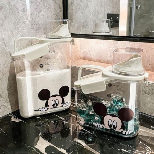 洗衣粉收纳盒家用大容量洗衣液留香珠洗衣凝珠收纳罐桶密封储存盒