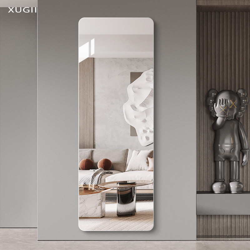 无框穿衣镜壁挂式全身镜挂墙试衣镜墙面大镜子自粘贴家用贴墙防爆,住宅家具,穿衣镜,淘宝优惠券,粉丝福利购,淘宝优惠卷