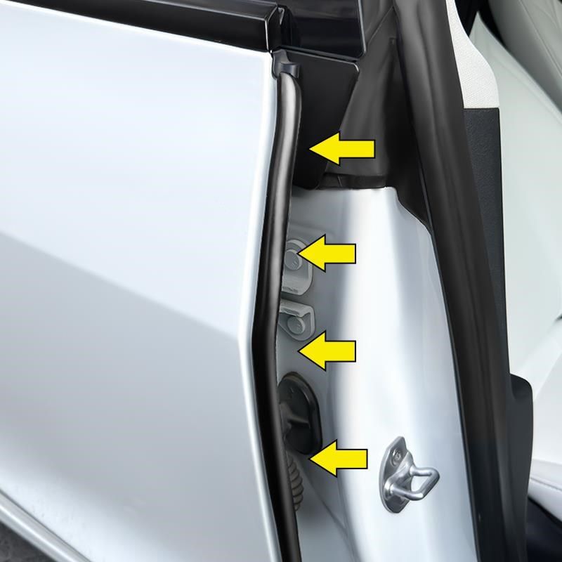 捷途车门密封条旅行者X90/X70PLUS山海T2大圣汽车门框B柱隔音C柱