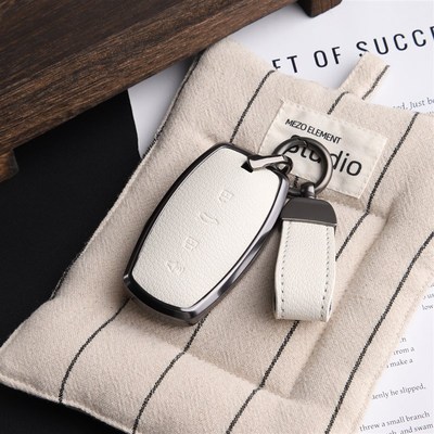 适用于哈弗钥匙套大狗PLUS女款真山羊皮猛龙枭龙H9汽车壳扣全包H6