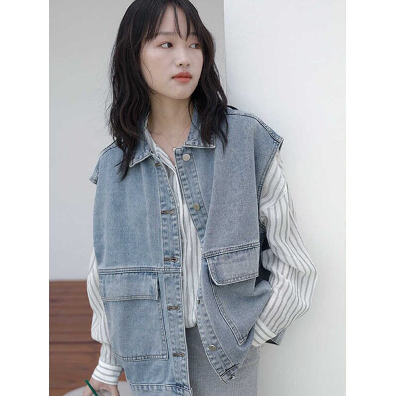 womenclothes牛仔马甲外