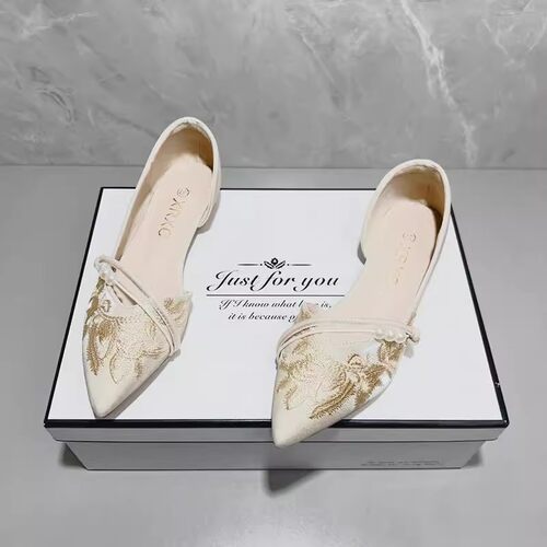 shoeswomen国风新中式尖