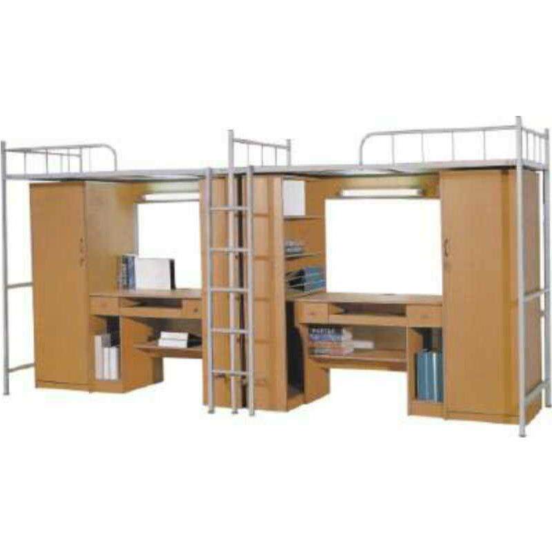 带柜组合学生宿舍床公寓床单人床职员公寓床高低铺按需,住宅家具,铁艺/钢木床,淘宝优惠券,粉丝福利购,淘宝优惠卷