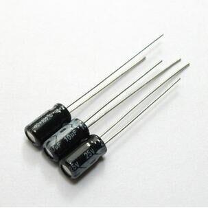 电解电容10UF 22UF 16V/25/35V50V 直插 全新原装100个6元
