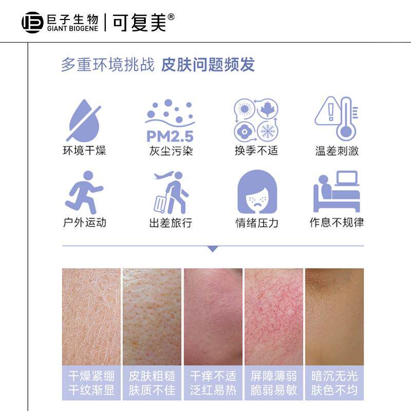 可复美焕能柔肤水50ml*2瓶保湿修护舒缓官方正品ZS
