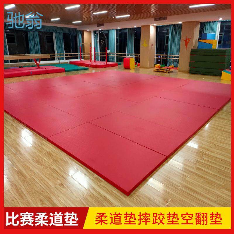 nrq柔道垫子比赛训练格斗搏击拳击垫压缩绵专用摔跤垫子榻榻米柔