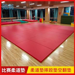 nrq柔道垫子比赛训练格斗搏击拳击垫压缩绵专用摔跤垫子榻榻米柔
