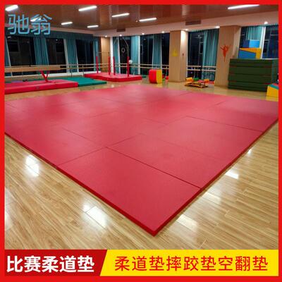 nrq柔道垫子比赛训练格斗搏击拳击垫压缩绵专用摔跤垫子榻榻米柔