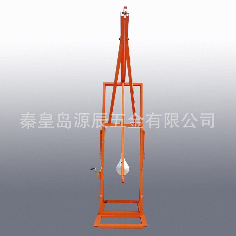 安全玻璃质量认证检测设备 手动冲击架 落球样品框