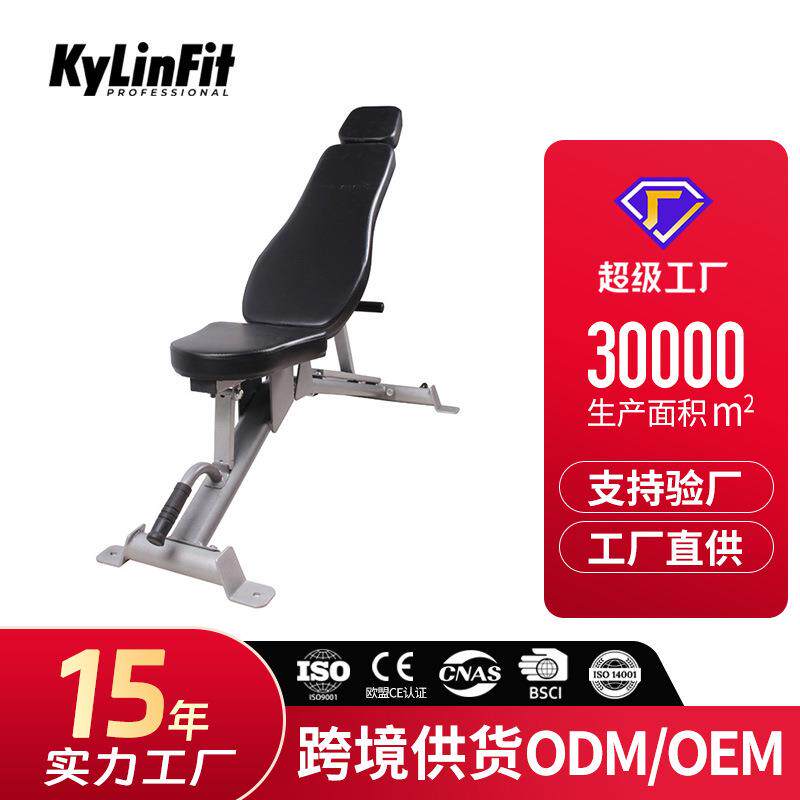 商用哑铃凳健身健身椅可调小飞鸟卧推器材仰卧板