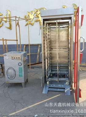 安徽合肥单门36盘醒蒸一体蒸箱电蒸汽机36千瓦蒸汽机单门推车蒸房