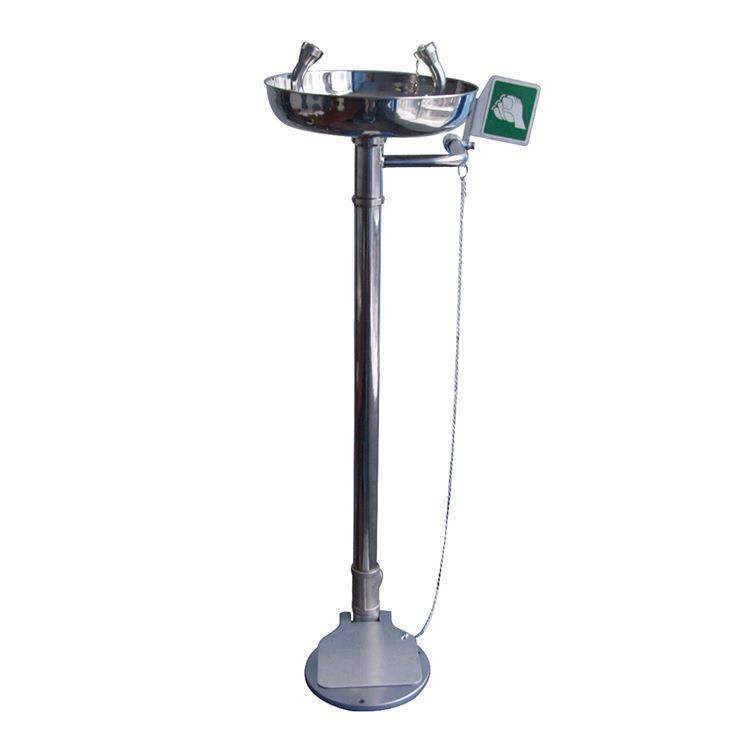 AEGLE羿科ES2202不锈钢落地式紧急救护立式洗眼器60902202