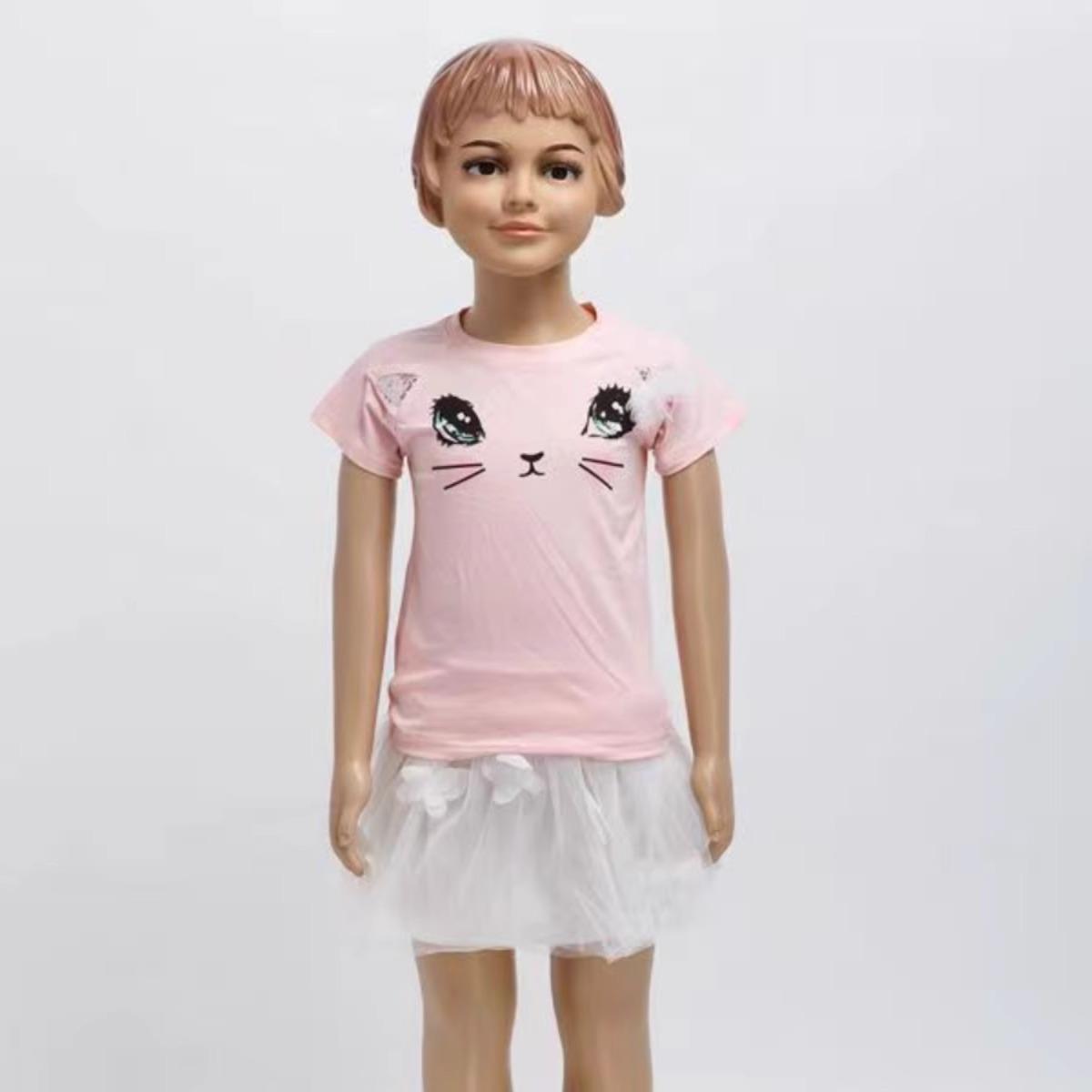 服装店儿童童装橱窗人台衣服人全模特架子模特道具展示架小孩全身