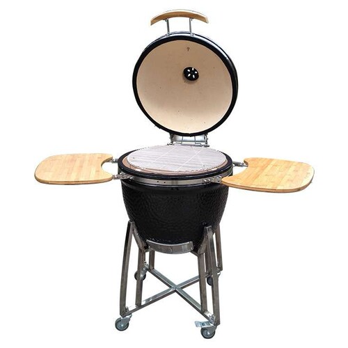 23寸户外花园聚会陶瓷烧烤炉 大黑绿蛋 kamado ceramic bbq grill