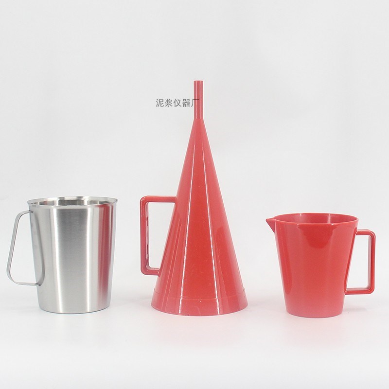 马氏漏斗粘度计塑料不锈钢泥浆钻井液膨润土MLN-型粘度仪杯厂家