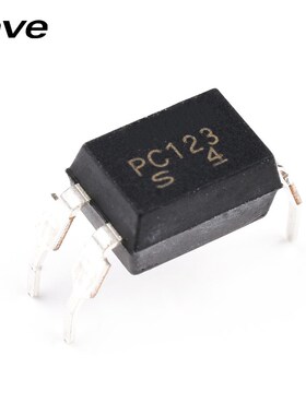 直插 PC123 晶体管光耦 隔离器-晶体管/光电输出 DIP-4脚 IC 芯片