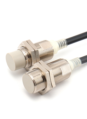 M18接近开关传感器二线E2E金属感应开关GNPN常开PNP常闭三线24V