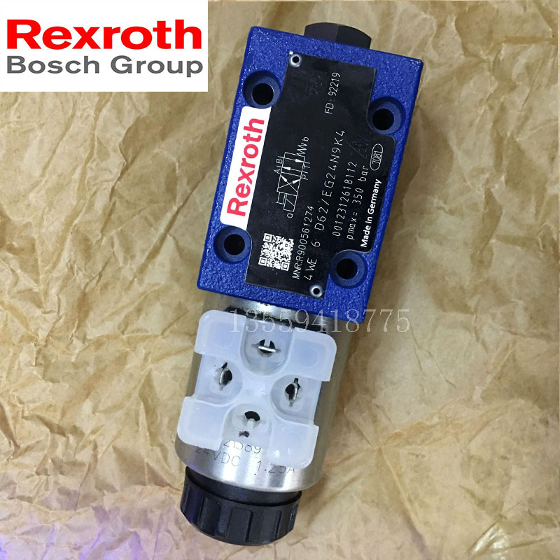 力士乐4WE6D62/EG24N9K4x/V电磁阀单头液压换向阀4WE6C/6Y/220V
