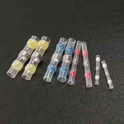 锡环防水热缩中接端子SST-S11S21S31S41免压线热缩焊锡环电线连接