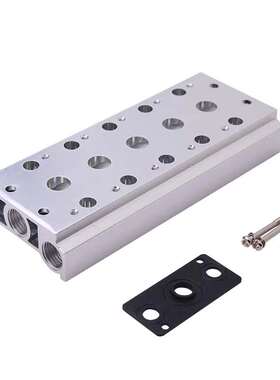 电磁阀底座4V110-06汇流板100M-1F/2F/3F/4F/5F/6F/7F/F8F/9F/10F