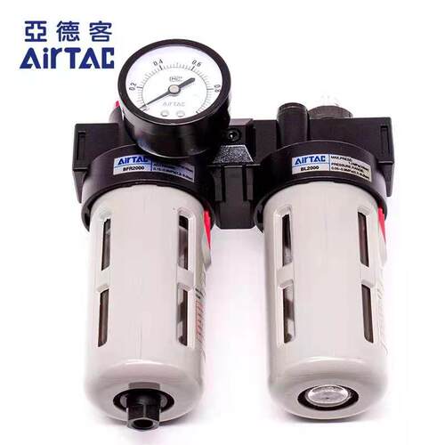 亚德客油水分离器二联件AFC2000/BFC2000/3000/4000/A自动排水