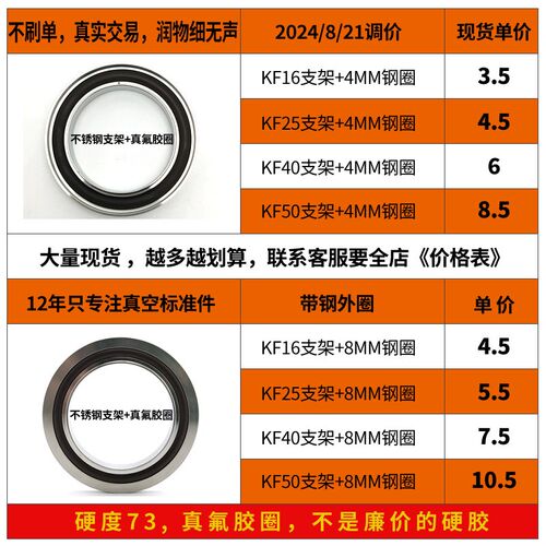 KF16 25 40 50真空支架外圈 不锈钢外圈  卡箍支架不锈钢承压环
