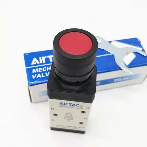 亚德客平头按钮机械阀M5PF110-06/M5PF210-06/M5PF210-08/G/B/R