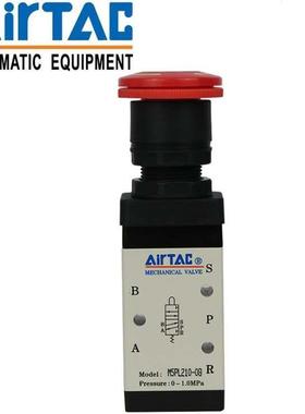 亚德客停驻旋钮机械阀M5PM110-06/M5PM210-08/M5PM210-06/R/G/B