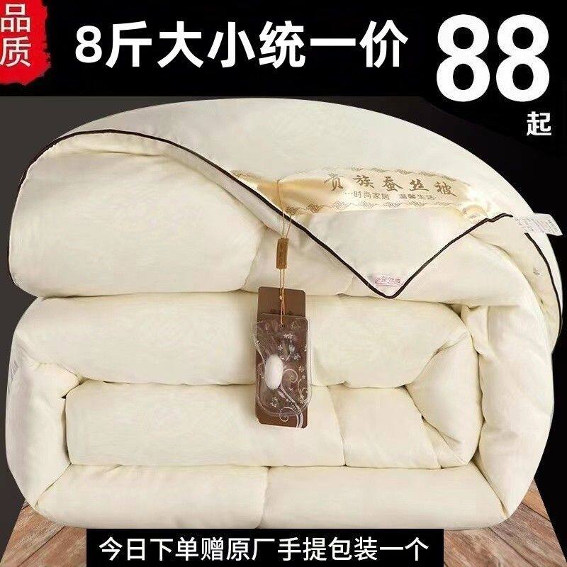 桐乡手工桑丝棉被冬被被芯夏凉被加厚保暖结婚被子空调被丝棉被