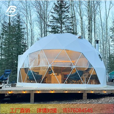厂家供应户外营地星空帐篷 民宿酒店 圆形篷房 网U红透明球形帐篷