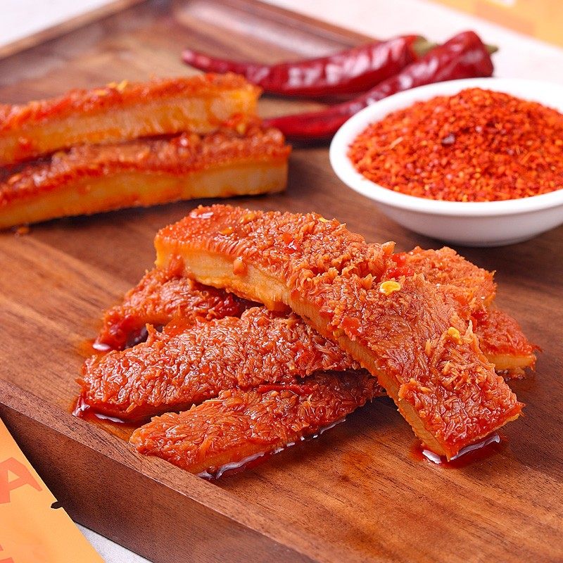 【三只松鼠_孜香牛肚120g】休闲零食特产散装牛肉干麻辣熟食肉食