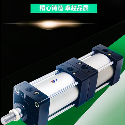 SCT32/40/50/63/80/100X25X50X75X100多位置两段双节行程气缸