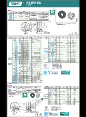 FAE21 FAE22 FAE23-D16 D20 D25 D30 D35 D40 D50-B810 B12固定环