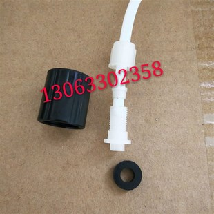 烟气冷腔配件玻璃冷腔螺帽CEMS热交换管接头防腐蚀防酸碱性防盐