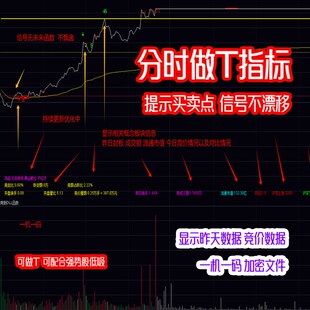分时主力吸筹做T指标鹰眼精准买卖点通达信指标 付费加密一机一码