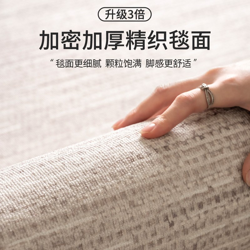 地毯客厅侘寂奶油风2025新款免洗可擦轻奢高级感T沙发卧室防水家