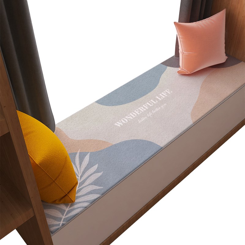 飘窗垫ins风四季通用定制榻榻米垫E子仿羊绒家用阳台防滑窗台坐垫