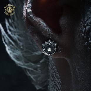 Arthur.K 洞察系列日本原创手工做旧925银男女全知・省耳饰不限量