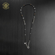 Arthur.k天照系列日本原创手工天然矿石925银男女墨玄项链均码
