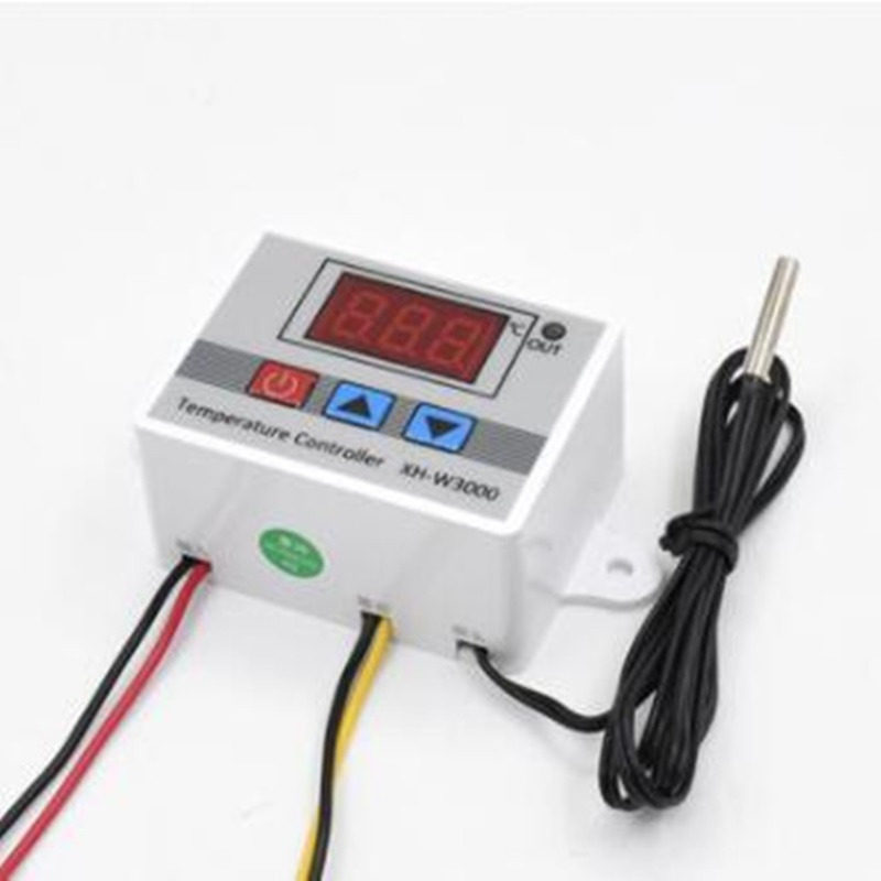 XH-W3000 微型数字温控器 温控开关带开关机加热制冷 控温-30-220